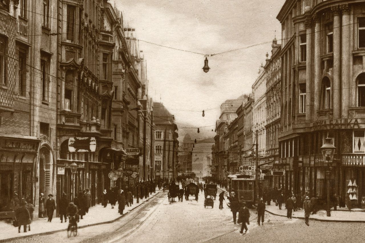 Jurišićeva ulica oko 1930. godine